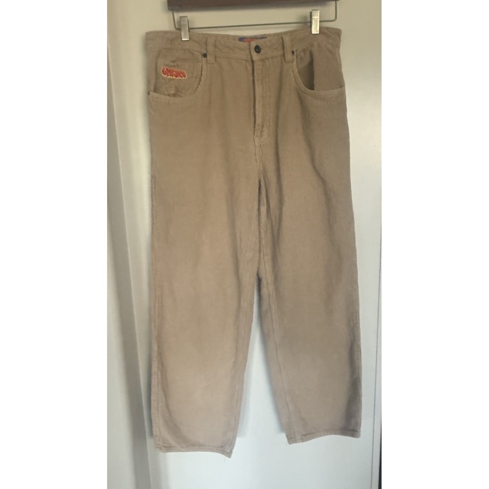 Empyre Tan Corduroy Pants Baggy Loose Relax Fit Skate Men 33